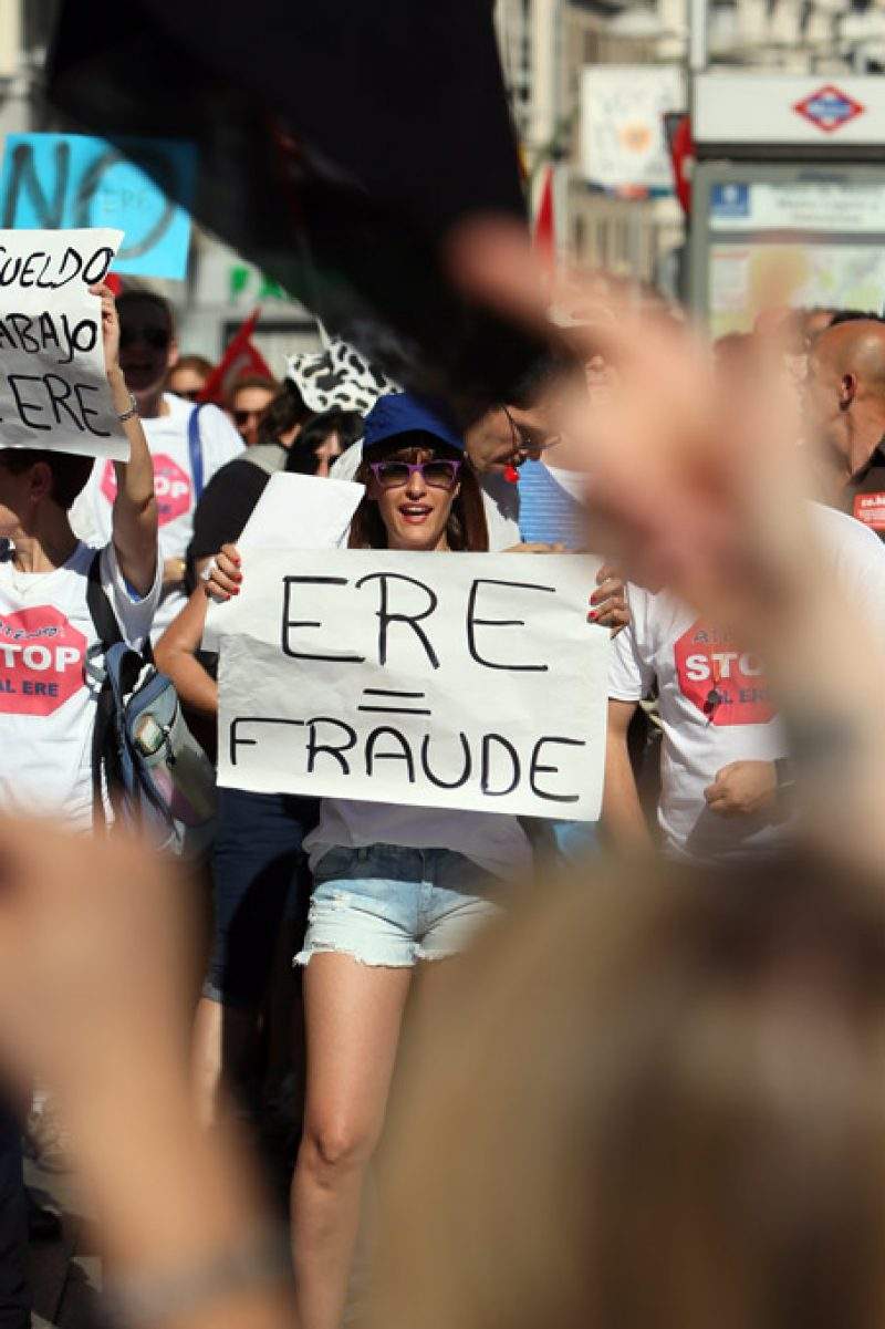 [Fotos]: Concentración en Madrid contra el ERE de Atento - Imagen-2